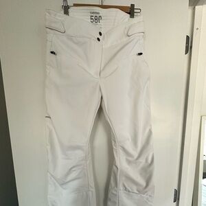 **NWOT** Decathalon Wed’ze Women’s White Ski Pants